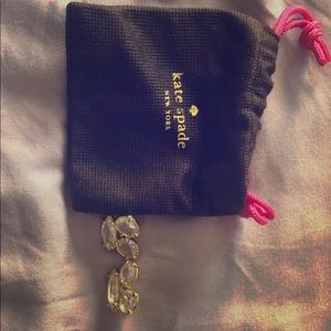 Barley used Kate spade earrings!